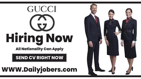 how to get a job in gucci